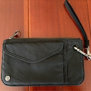 Athleta Black Wristlet Clutch